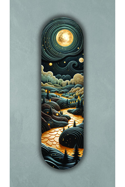 Korhan Atölye Rüya - Dekoratif 4mm MDF Duvar Panosu (75x20 cm)