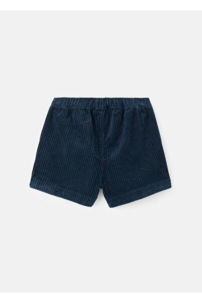 MANGO Kids Düğmeli kadife şort