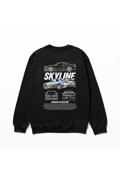 SVART WEAR Swea tricou cu imprimeu 100% bumbac supradimensionat Trendy Fancy ...