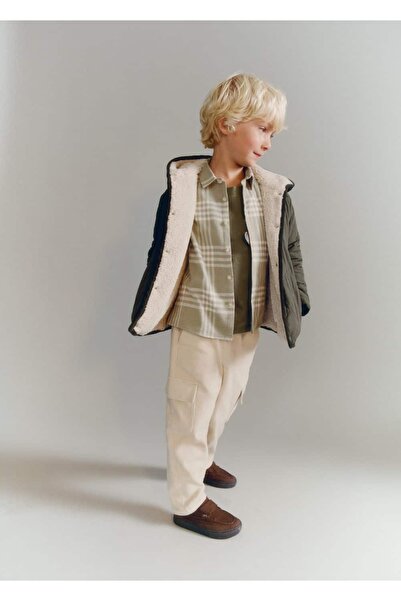 MANGO Baby Kadife kargo pantolon