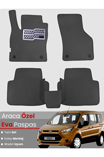 stiloto مجموعة كاملة من حصائر EVA متوافقة مع فورد كونيكت (2013-2023) - مخصصة ...