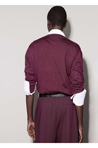 MANGO Woman İnce triko yuvarlak yaka kazak