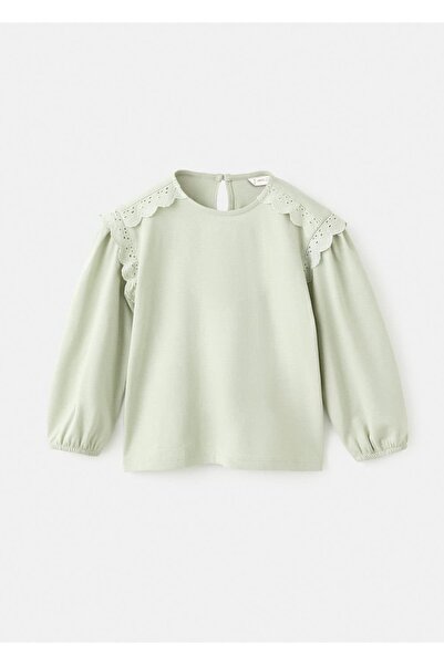 MANGO Baby Delik detaylı tişört