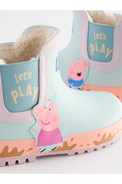 Next Baby Pembe Mavi Peppa Pig Desenli Bot / Yağmur Çizmesi