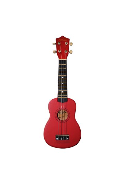 Adams kırmızı renk soprano student model ukulele kılıf pena hediyeli