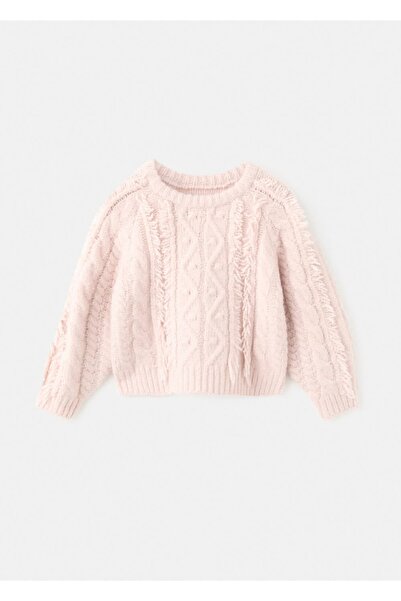 MANGO Baby Örgü detaylı triko kazak
