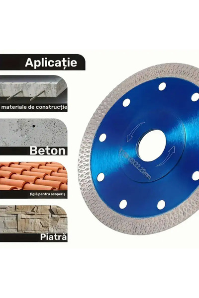 Romania 1.2mm Diamond Disc designed for 45 degree cuts