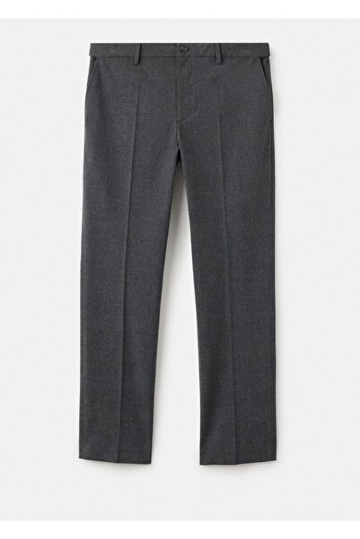 MANGO Man Regular kesim flanel pantolon