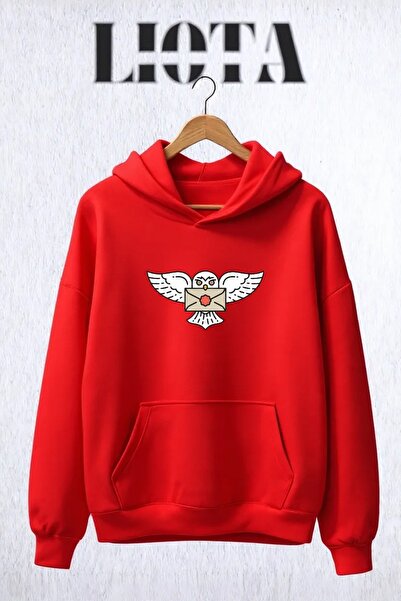 Vordevia Hedwig Printed Oversize Cotton 3 Thread Sweatshirt