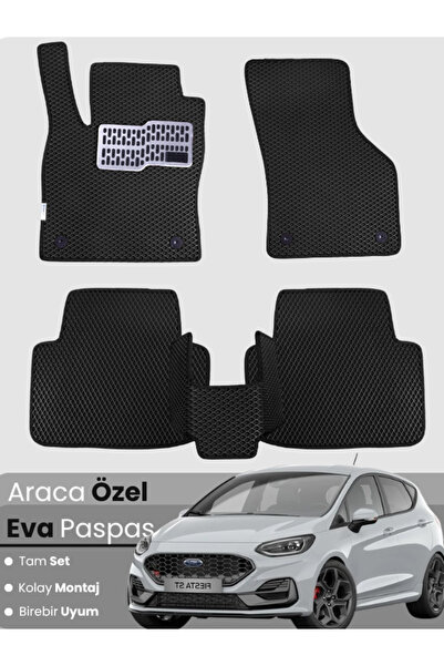 stiloto مجموعة كاملة من دواسات EVA متوافقة مع فورد فييستا (2017-2024) - مخصصة...