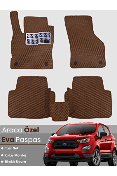 stiloto مجموعة كاملة من دواسات EVA متوافقة مع فورد إيكوسبورت (2013-2024) - مخ...