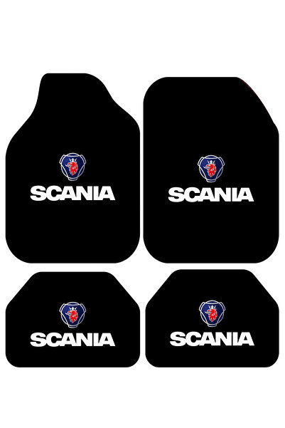 Carmine Carpet Dekoratif Dijital Baskılı Scania Desen Her Araca Uyumlu Yıkana...