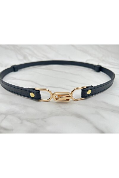 EMR Official حزام نسائي أسود/قابل للتعديل، حزام، حزام فستان، حزام جاكيت، حزام...