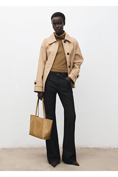 MANGO Woman Yün karışımlı yüksek yaka kazak