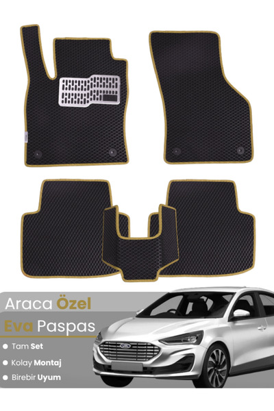 Guerrino مجموعة كاملة من دواسات EVA متوافقة مع فورد فوكس 5 (2024-2025) - مخصص...