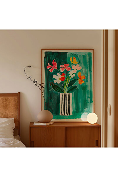 Tuba Decor Tablo dintr-o singură bucată cu rame din lemn pentru sufragerie, sufragerie, bucătărie