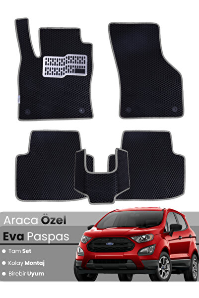 stiloto مجموعة كاملة من دواسات EVA متوافقة مع فورد إيكوسبورت (2013-2024) - مخ...