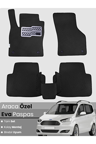 stiloto مجموعة كاملة من حصائر EVA متوافقة مع سيارة فورد كوريري (2013-2023) - ...