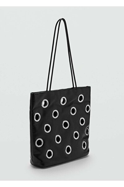 MANGO Woman Delikli omuz çantası