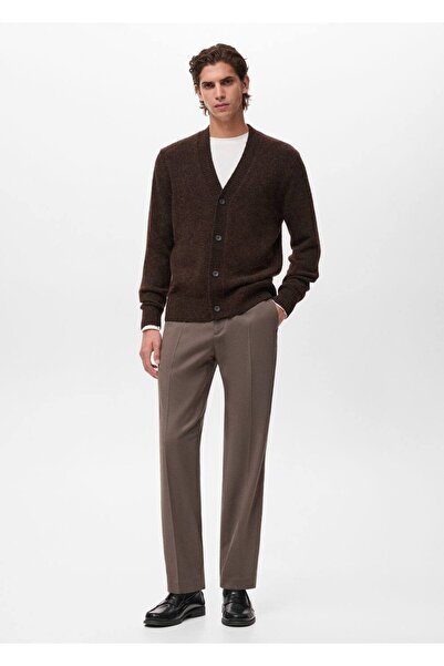 MANGO Man Yün karışımı triko hırka