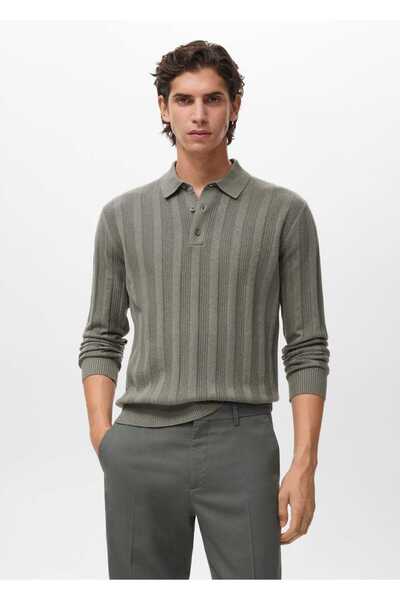 MANGO Man Ribana triko polo kazak