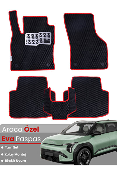 stiloto مجموعة كاملة من دواسات EVA متوافقة مع سيارة كيا EV3 (2024-2025) - مخص...