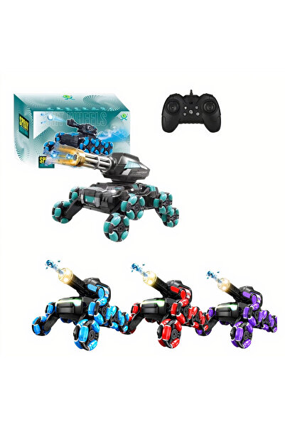 JML Tanc RC cu 4 Roți Telecomandă, Lumini și Sunete Tragere cu Bile de Apă și...