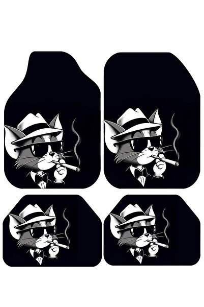 Carmine Carpet Dekoratif Dijital Baskılı Jerry Desen Her Araca Uyumlu Yıkanab...