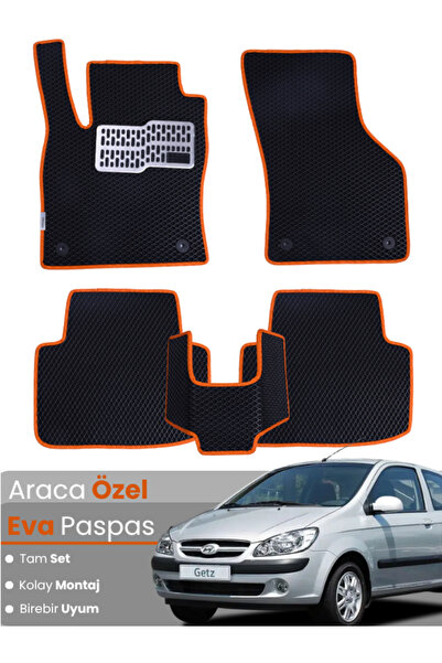 Genel Markalar HYUNDAİ GETZ (2002-2011) Uyumlu EVA Paspas Tam Set–Araca Özel,...