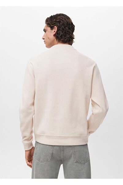 MANGO Man Düz kesim regular fit triko sweatshirt