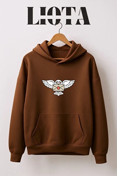 Vordevia سويت شيرت قطني كبير الحجم مطبوع عليه هيدويج مكون من 3 خيوط