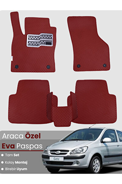 Genel Markalar HYUNDAİ GETZ (2002-2011) Uyumlu EVA Paspas Tam Set–Araca Özel,...