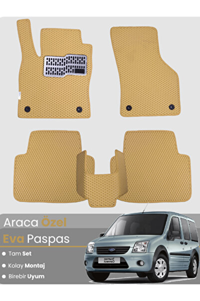 Guerrino FORD CONNECT (2002-2013) Uyumlu EVA Paspas Tam Set–Araca Özel,Su Geç...