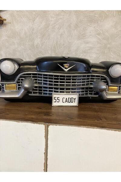 wowocraft Işıklı Cadillac Duvar Obje Araba Siyah