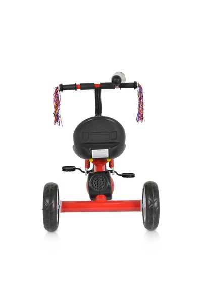 byox Bonfire classic pedal tricycle, horn, wheel lights and music