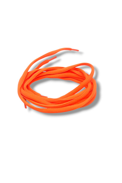 Öztürk Kundura أربطة أحذية رياضية نوع الموز 120 سم زوج واحد برتقالي فسفوري