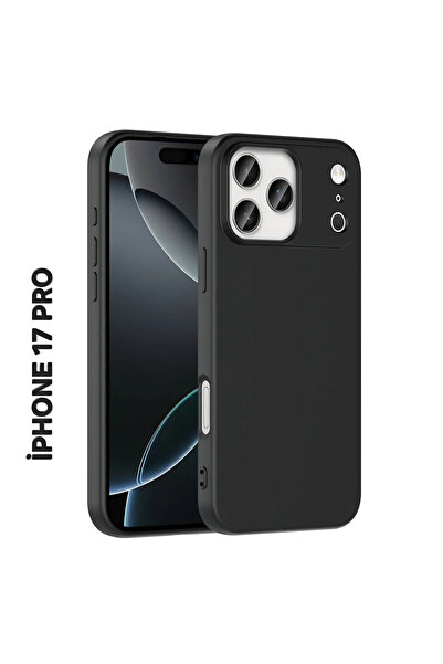 Balerion Apple iPhone 17 Pro Kılıf Kadife Lansman Soft Yumuşak Liquid Silikon...
