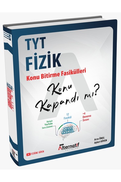 YENİ ALTERNATİF YAYINLARI ALTERNATİF YAYINLARI TYT FİZİK KONU BİTİRME FASİKÜL...