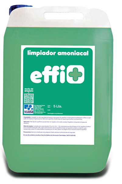 VIJUSA EFFI+ LIMPIADOR AMONIACAL 5 L