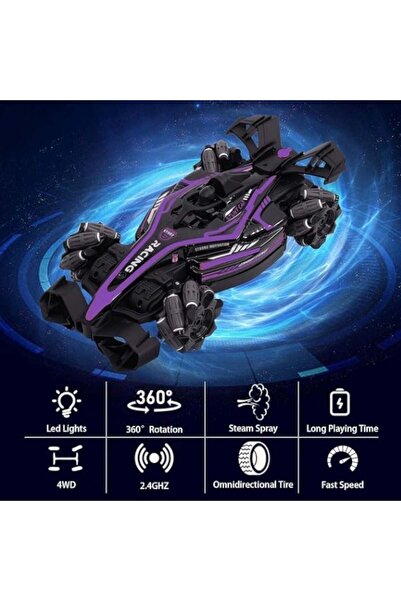 JML Masina F1 cu Telecomanda Si Ceas Functie Fum si rotiri 360 Drift, Lumini ...