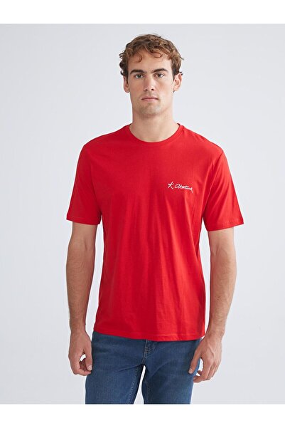 LC Waikiki Timeless Store: Timeless Recommendations |   Crew Neck Ataturk Signature B Printed Men's T-Shirt