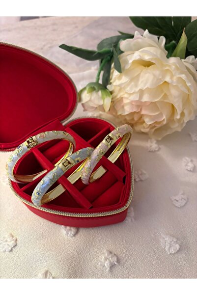 LUXURY JEWELRY Crystal Link Bracelet (3 Pieces)