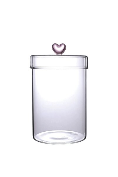 PerottiHome CAM KAVANOZ BOROSİLİKAT HEARTS 950 ML