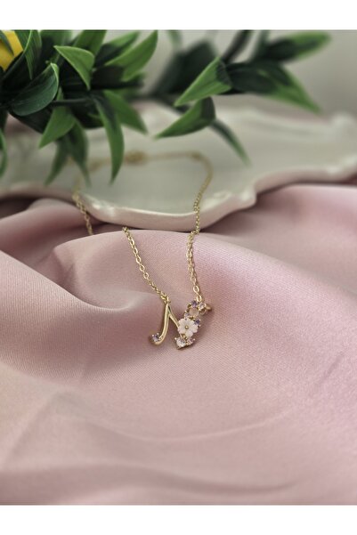 Glamluxe قلادة من الفولاذ بحروف