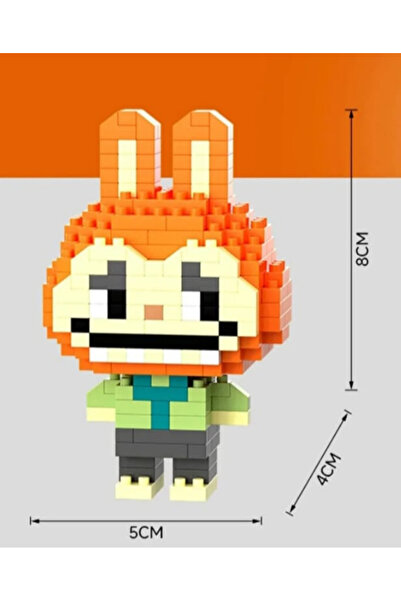 BTİCARET Random Model Bricks Labubu Lego – Mini Character Bricks Building Toy