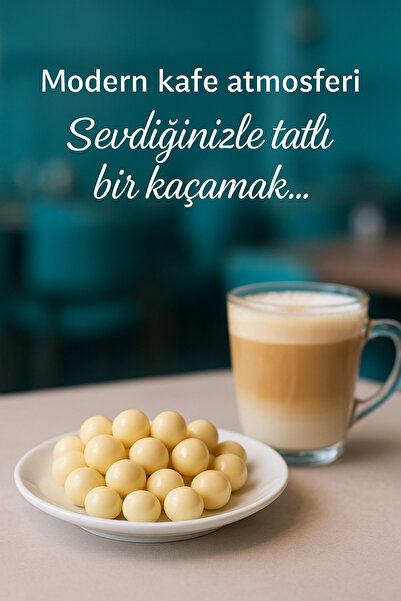 belchocolate Fildişi Beyaz Çikolatalı İnci Çikopat - 150 Gr