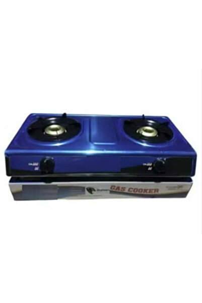 Generic موقد غاز من الفولاذ المقاوم للصدأ ذو شعلتين ومقابض إشعال تلقائي من ال...