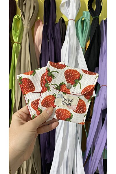 TALKING DREAMS Wallet with Red Strawberry Cover