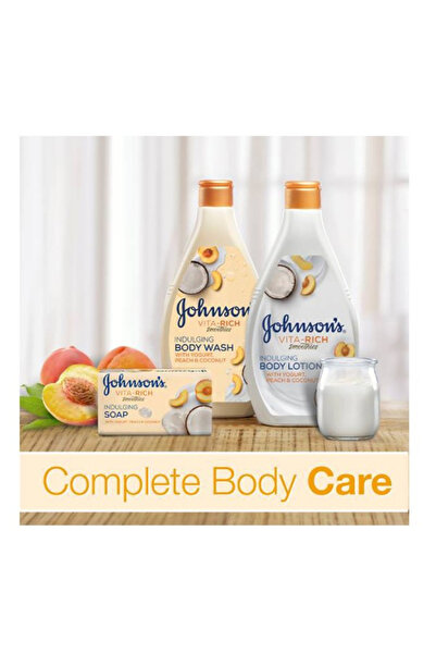 Johnson Johnson's Body Wash 250ml Vita Rich Milk, Peach & Coconut