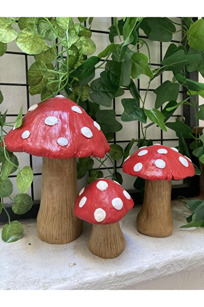 wowocraft Mantar Aşkına Balkon ve Bahçe için Eğlenceli Dekor Seti